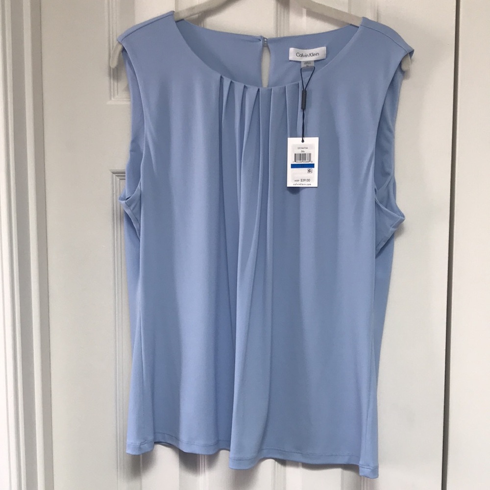 Calvin Klein Powder Blue Top